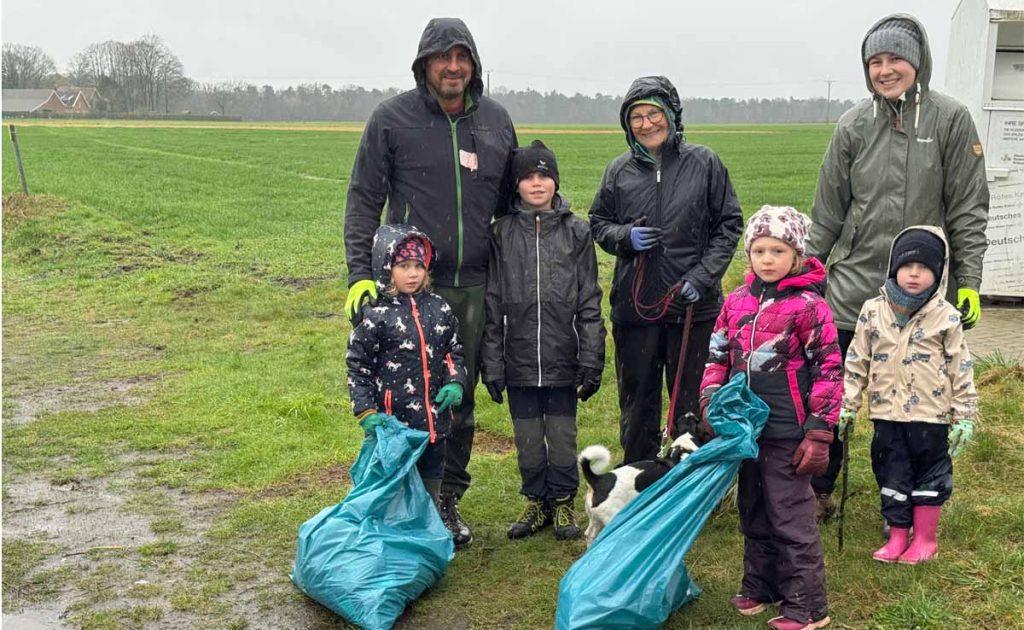 Trotz Regen unterwegs: Aktion saubere Landschaft Raesfeld