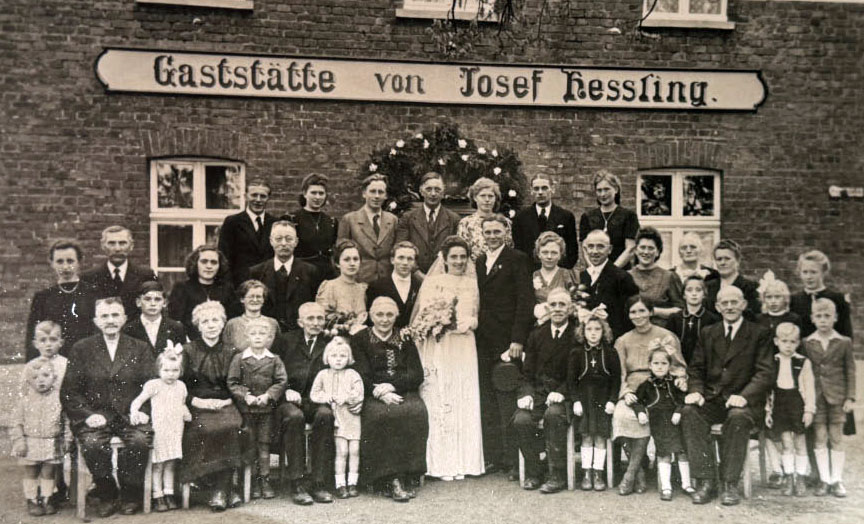 Alte Fotos und Erinnerungen aus der Gaststätte Tenk-Heßling in Erle
