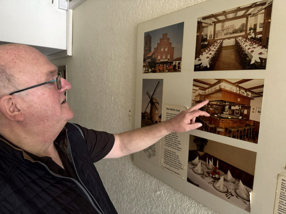 Viele Erinnerung an die alte Dorfkneipe hat Arno Brömmel