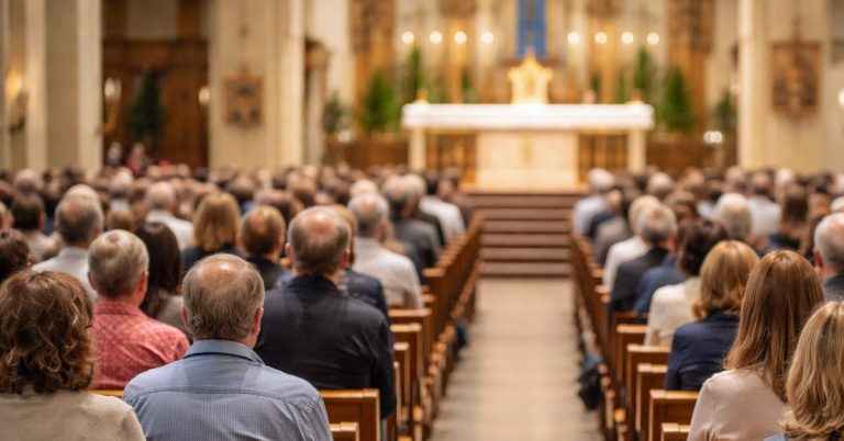 Gottesdienst im Bistum Münster als mitgliederstärkstes deutsches Bistum