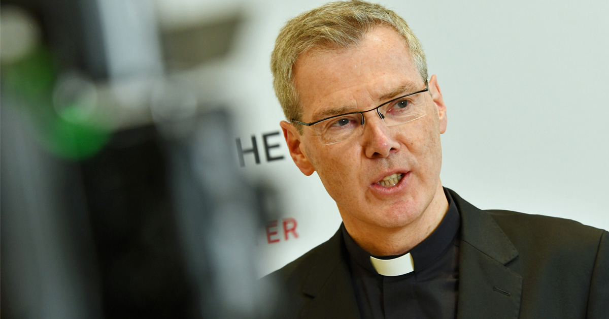 Neuer Bischof von Münster Heiner Wilmer spricht im St Paulus Dom vor Gläubigen