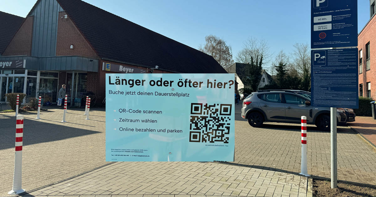 Parkplatz buchen: EDEKA Beyer in Erle