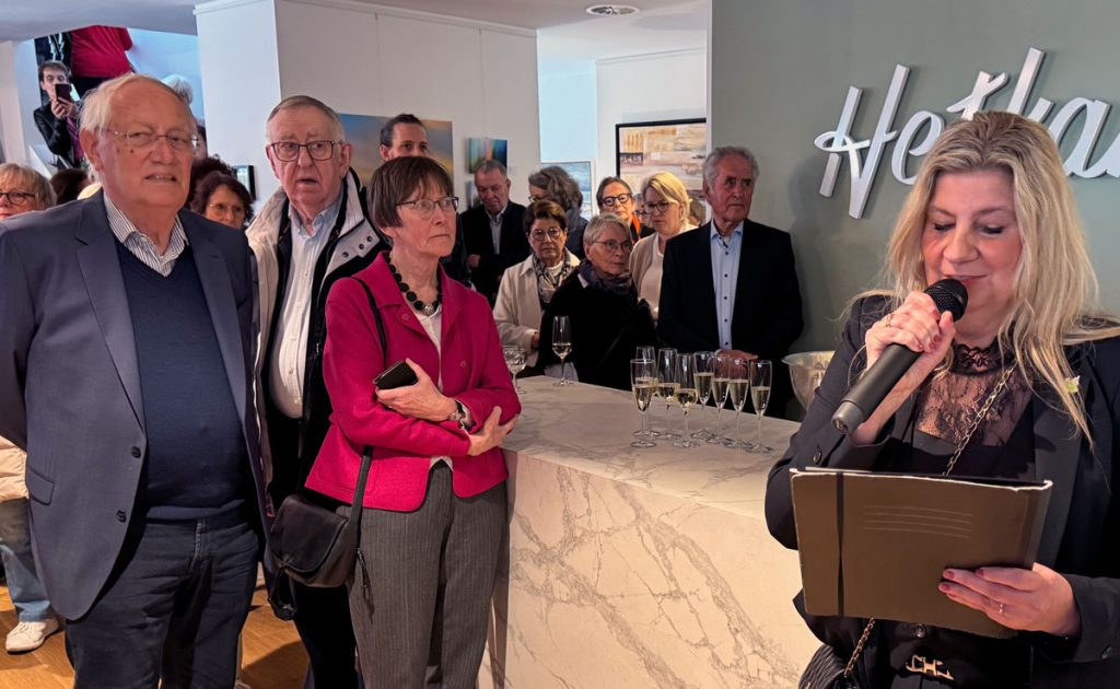 Eröffnung der Ausstellung Hetkamp@Art durch Maria Kowalsky