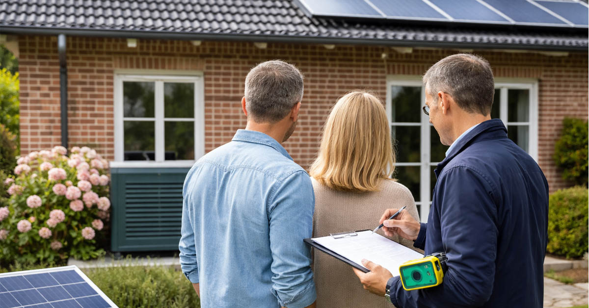 Energieberatung an einem Einfamilienhaus in Raesfeld zur energetischen Sanierung und Heizungserneuerung