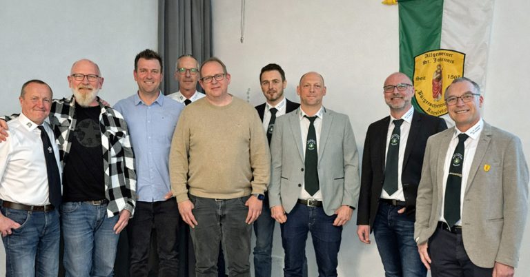 Bürgerschützen St. Johannis Raesfeld stellen die Weichen für das Schützenfest