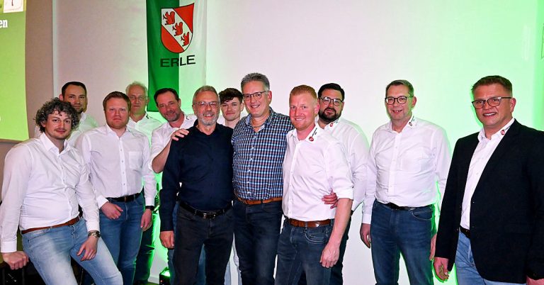 Alter und neuer Vorstand-Bürgerschützenverein Erle 2026