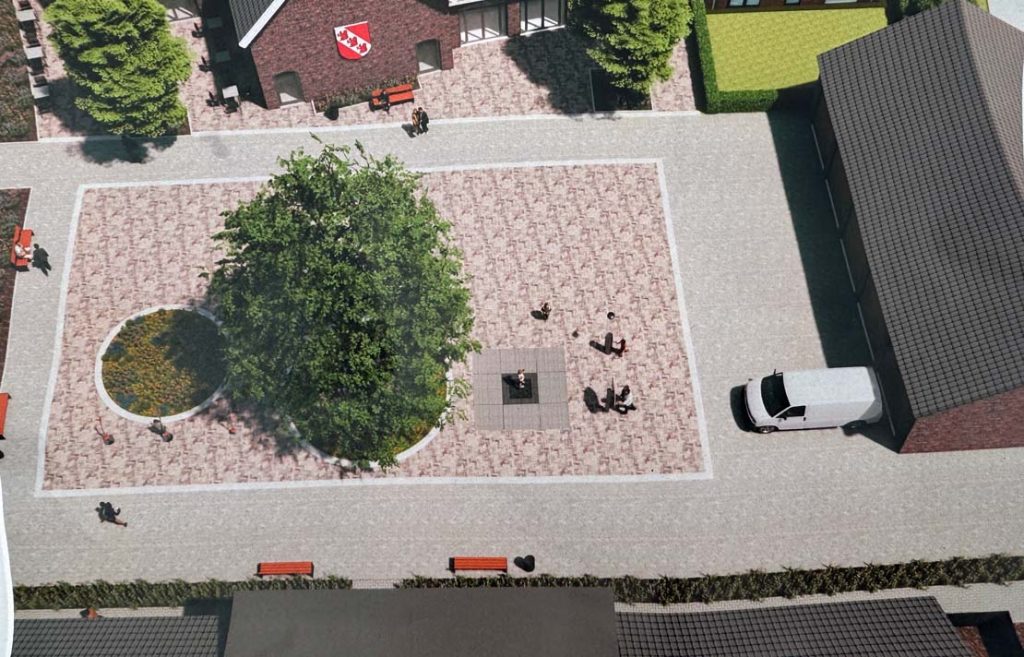 Planung Dorfplatz Erle