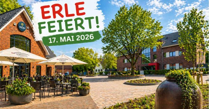 Eröffnung neuer Dorfplatz in Erle-Schermbecker Straße