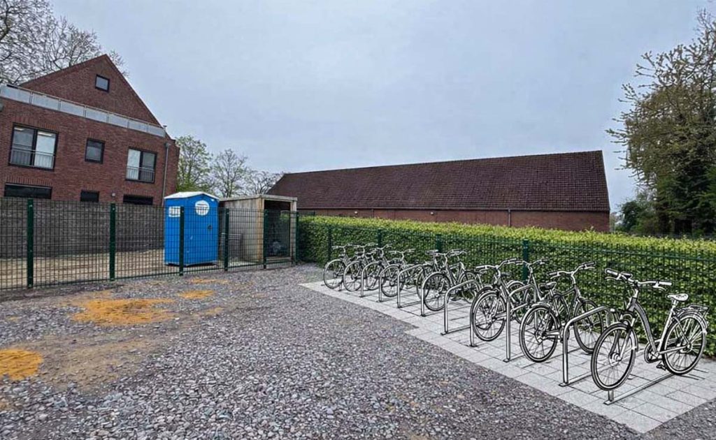 Fahrradständer Dorfplatz Erle
