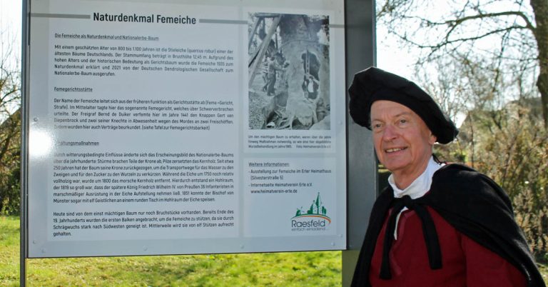 Femeiche Erle Führung am 3. Mai: Geschichte wird lebendig