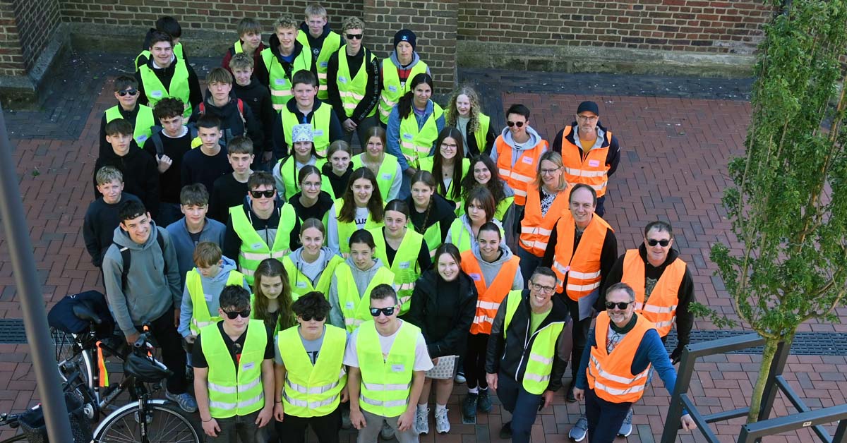 Start der Radtour-Firmlinge Raesfeld 2026