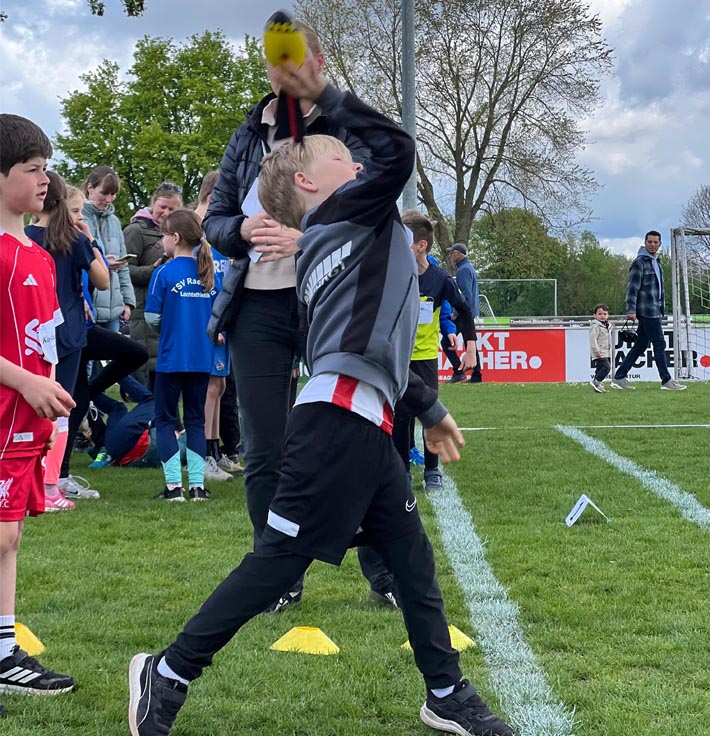 TSV Raesfeld richtete Kinderleichtathletik aus.