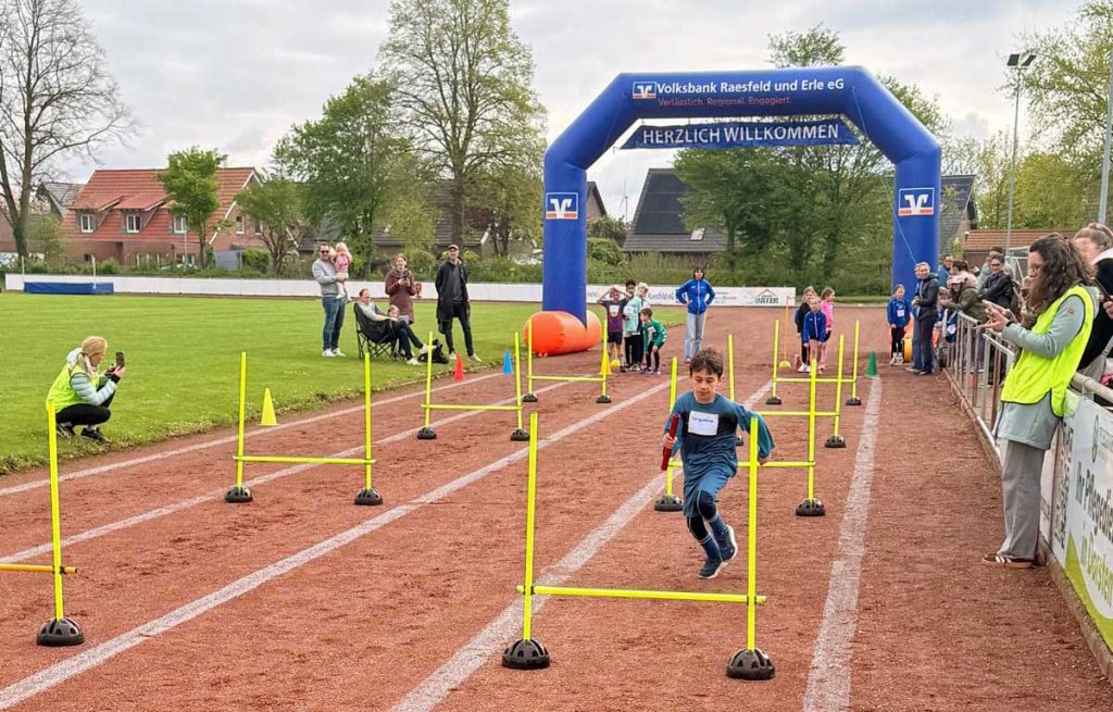 Kinderleichtathletik TSV Raesfeld begeistert 100 Kinder