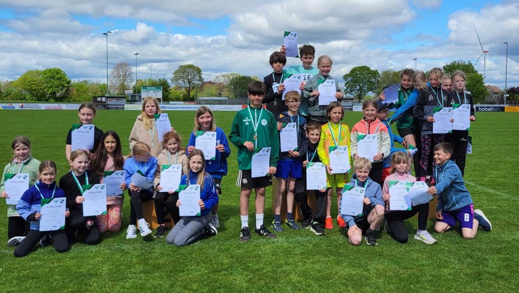 TSV Raesfeld richtete Kinderleichtathletik aus.