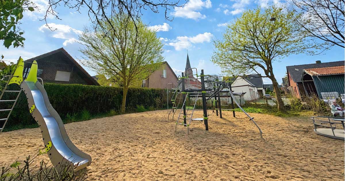 Kinderspielplatz in Erle am Thiespatt erneuert