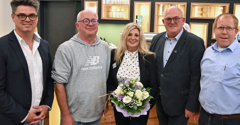 Neuer und alter Vorstand - Ortsmarketing Raesfeld
