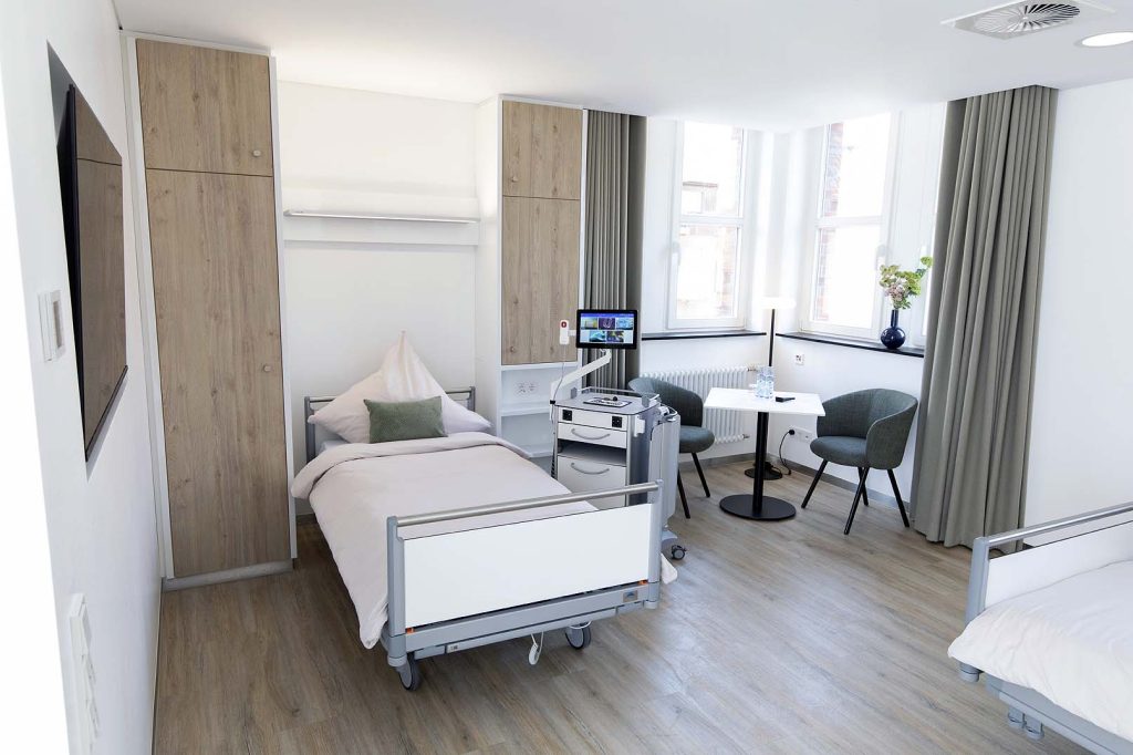 Patientenzimmer Augenklinik Ahaus
