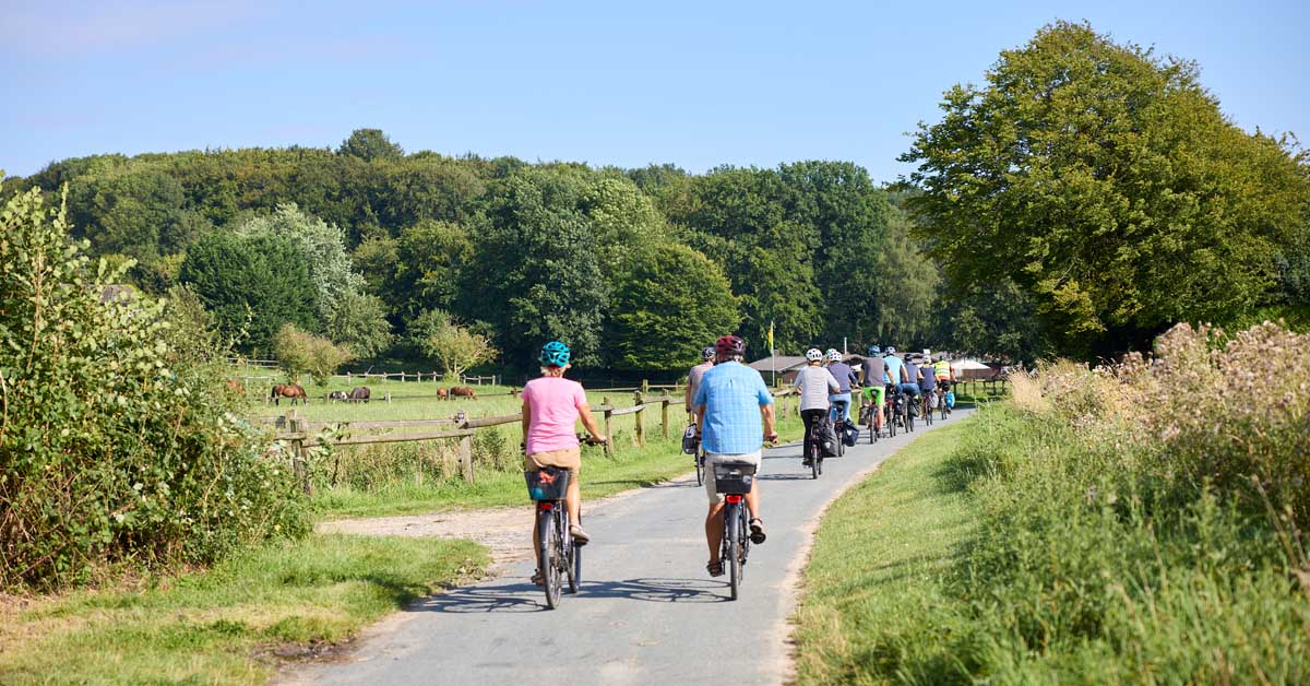 Radwandertag Raesfeld 2026-Start Naturparkhaus