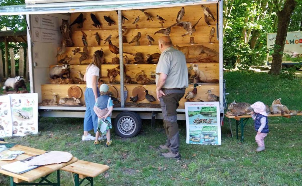 Die rollende Waldschule am Naturparkhaus in Raesfeld
