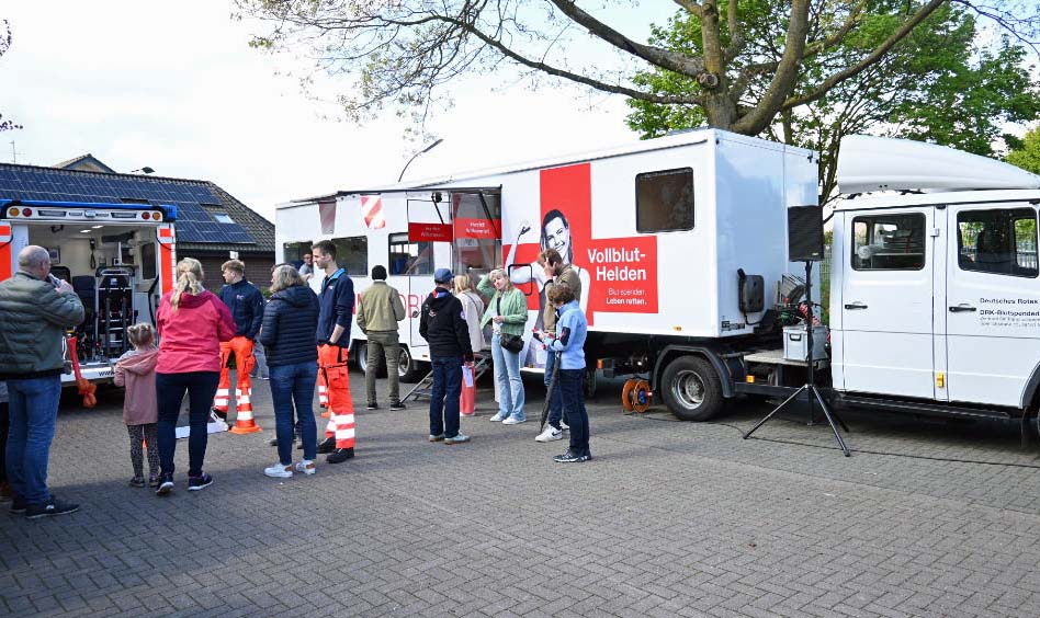 DRK Raesfeld präsentierte sich beim Tag der Vereine