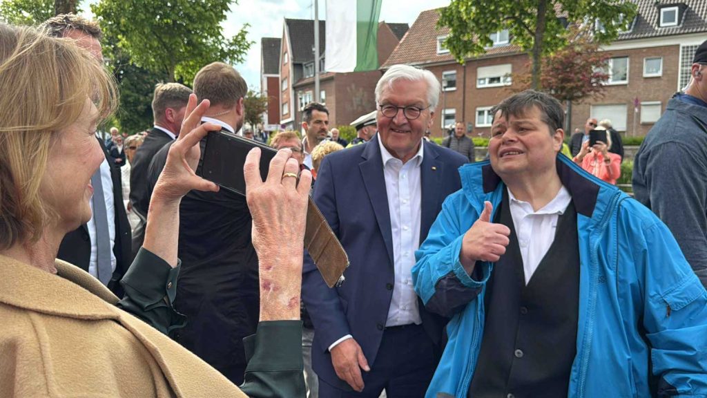 Bundespräsident Frank-Walter Steinmeier und Ehefrau Elke Büdenbender besuchen Dorsten.