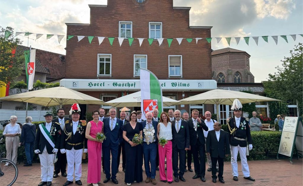 Parade beim Schützenfest Erle