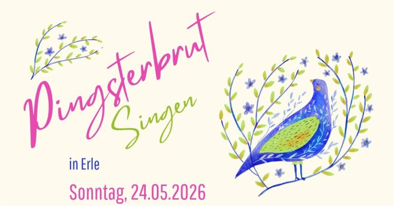 Pingsterbrut lädt Kinder zum Singen in Erle ein