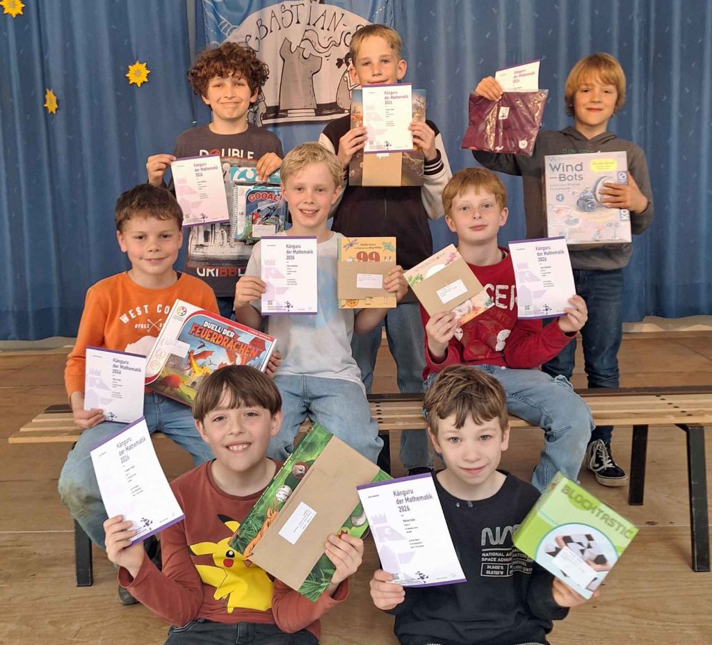 Mathetalente der St. Sebastian-Grundschule Raesfeld