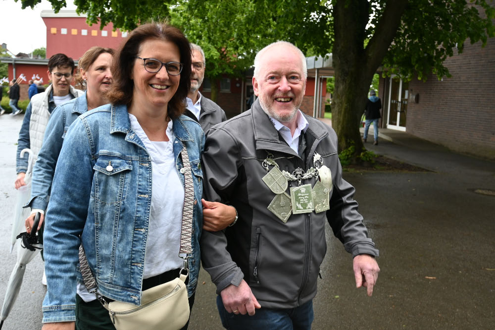 Erles Königspaar Elke Mohr und Andreas Witte