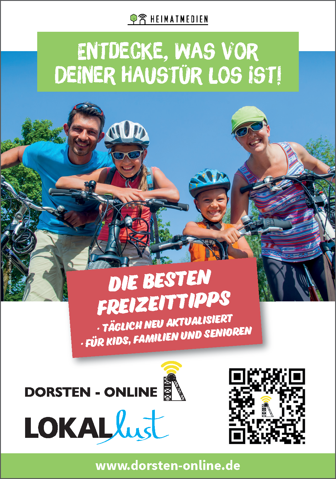 Anzeige zum Freizeitspezial 2026 auf Heimatreport