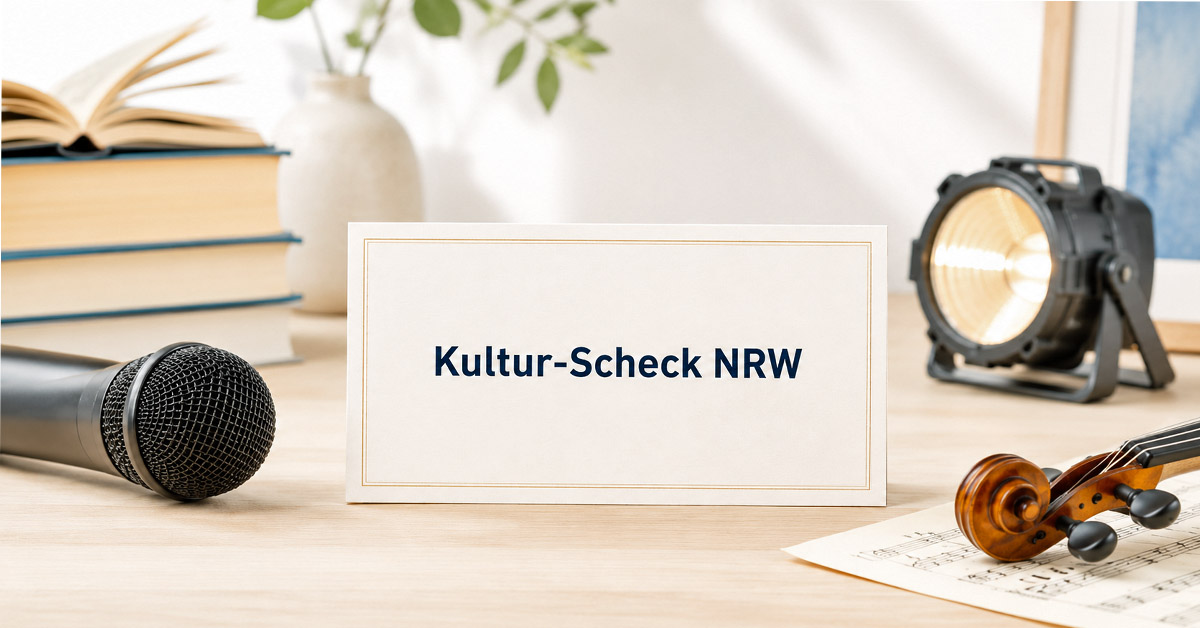Kultur-Scheck NRW für Kleinprojekte 2026