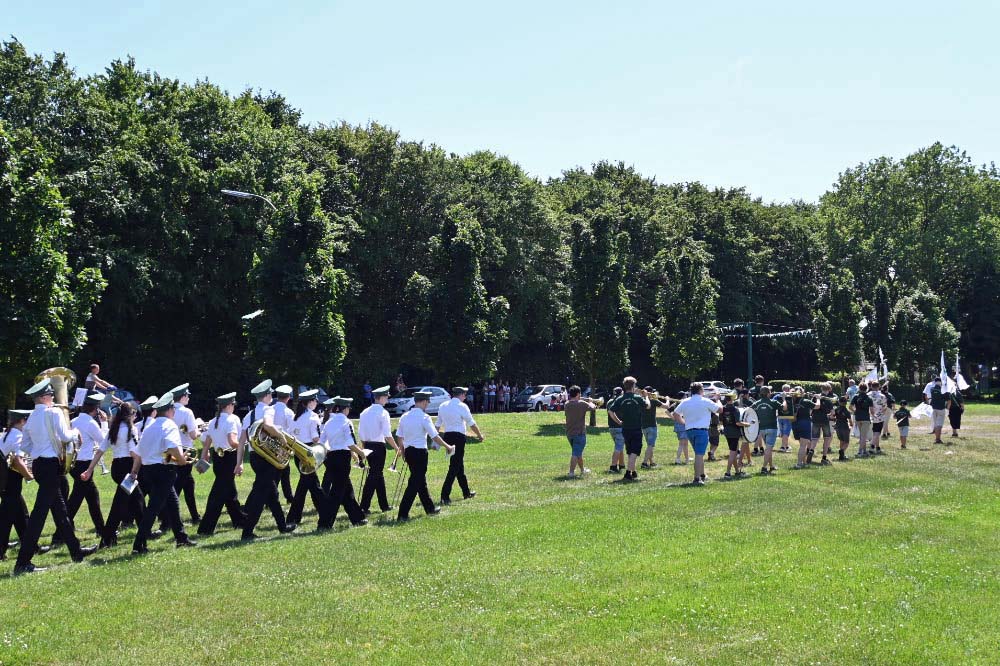 Vorparade und Kinderschützenfest Raesfeld beim St. Johannis Bürgerschützenverein.