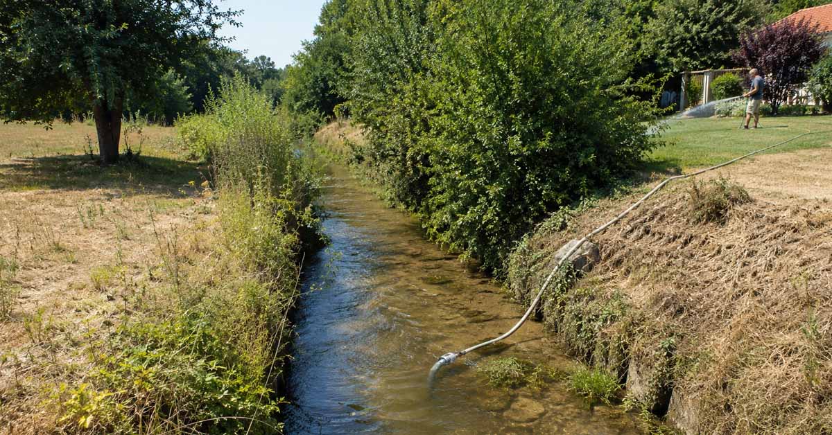 Entnahme auf Flüssen Kreis Borken verboten