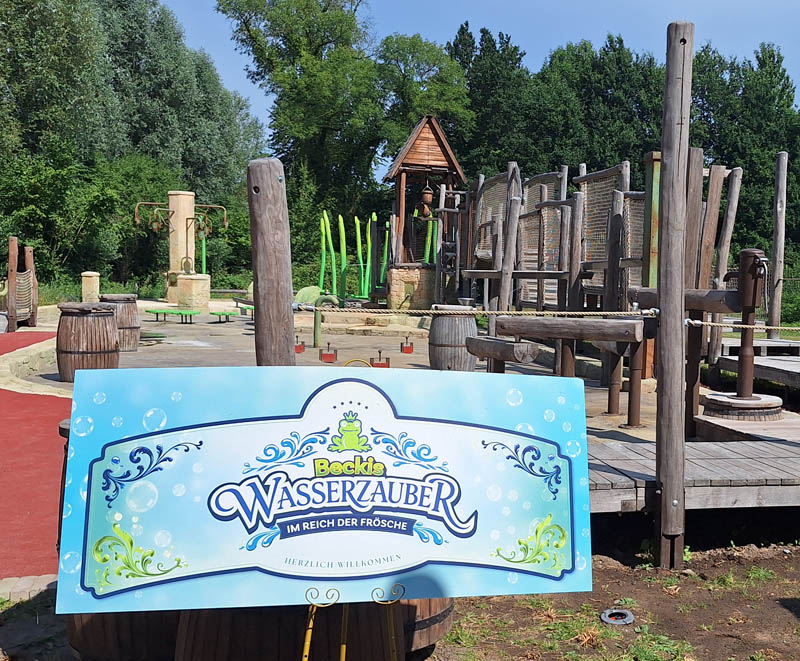 Schloss Beck Eröffnung Wasserspielplatz Beckis Wasserzauber