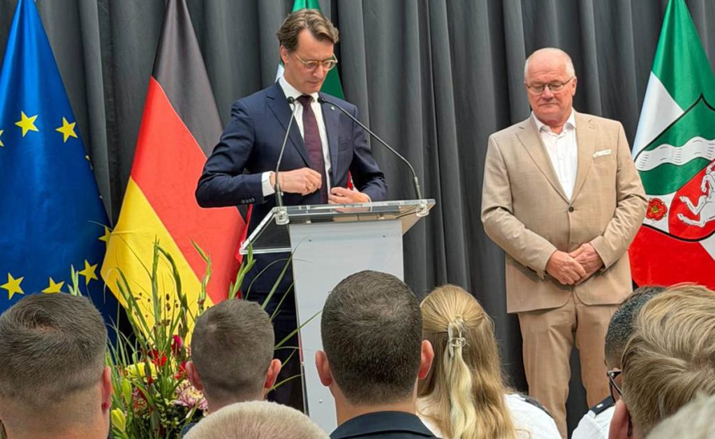 Andreas Höing aus Raesfeld erhält die Rettungsmedaille des Landes NRW