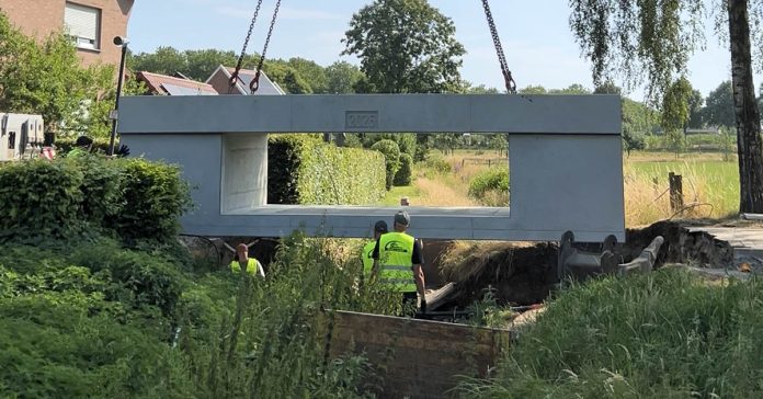 Brücke Am Burgesch wird quer erneuert. Foto: Gemeinde Raesfeld