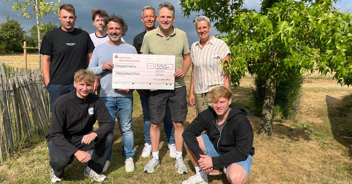 Doppelkopfturnier in Raesfeld spendet 550 Euro.