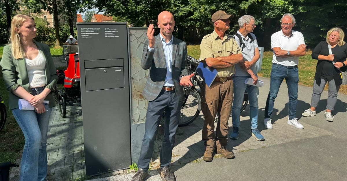 Vorstellung der Tiergarten-Pläne am Schloss Raesfeld.