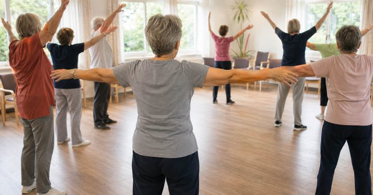 Die Gymnastikgruppe trifft sich zweimal im Monat im AWO-Treff.