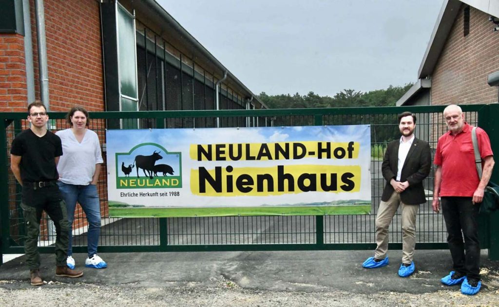 Die Jury auf dem Neulandhof.
