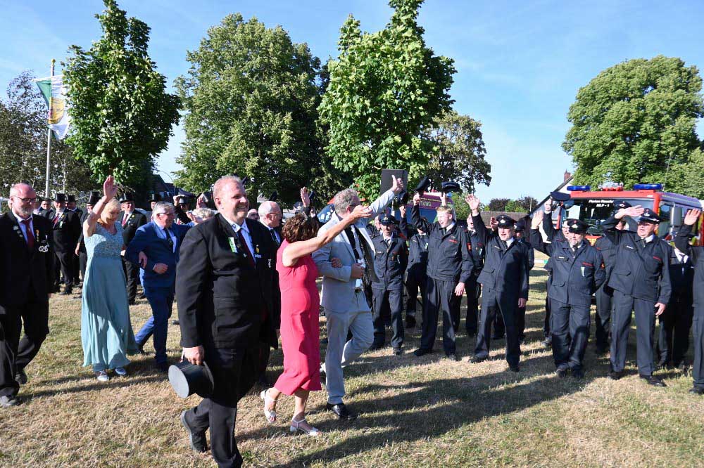 Parade Montag mit neuem König Siegbert Nagel- Raesfeld 2026