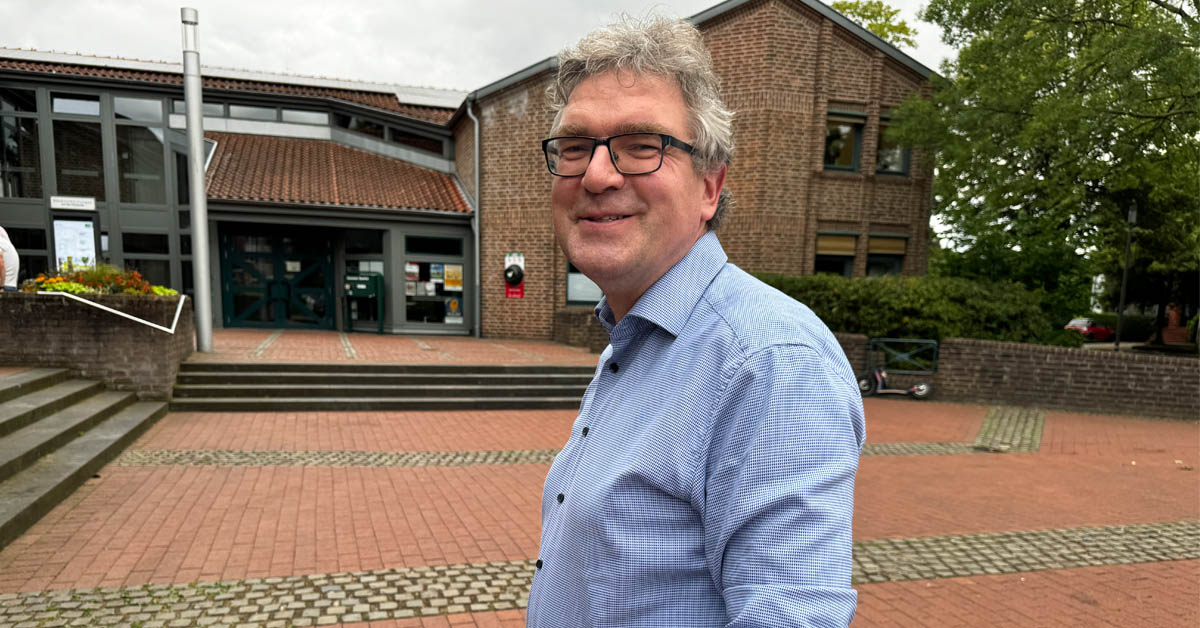 Schulleiter Thomas Schlüter an der Sebastianschule