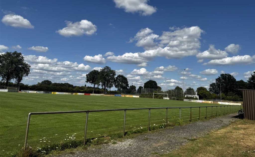 Sportplatz von Eintracht Erle an der Westerlandwehr in Raesfeld-Erle