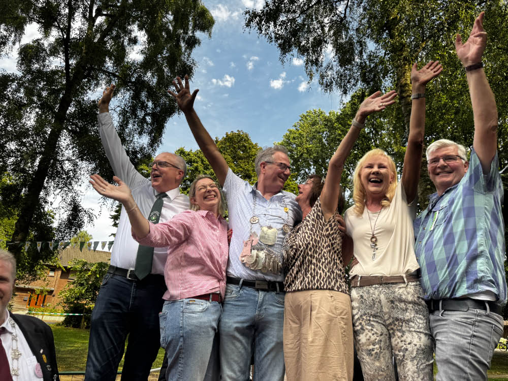 Königspaar und Thron - Schützenfest Raesfeld 2026