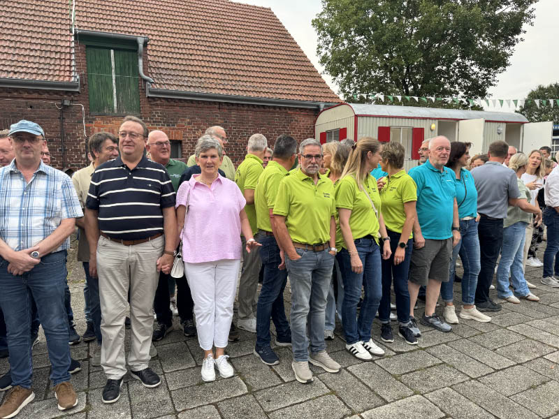 40 Jahre Porestavogelschießen beim Jubiläum auf dem Hof Fortmann in Erle