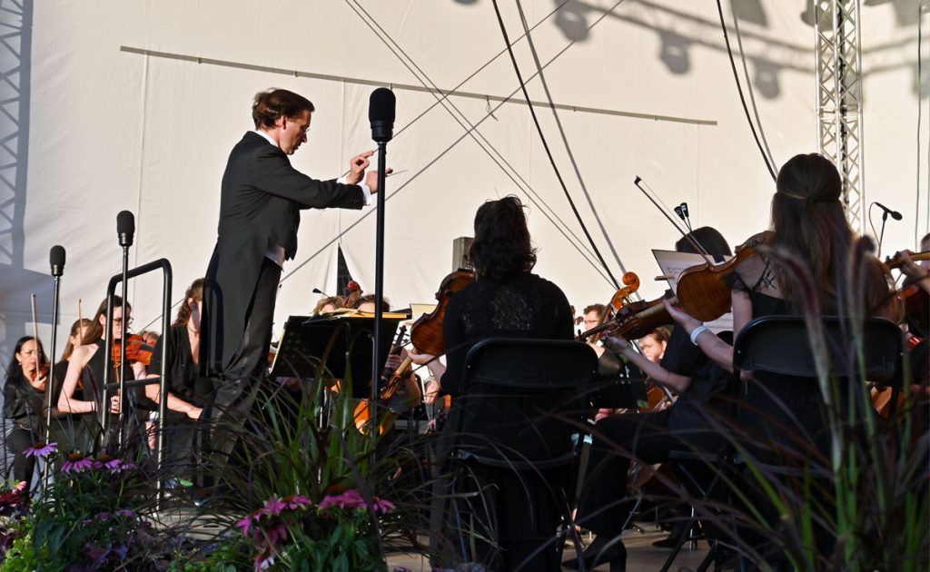 Dirigent Michael Zlabinger leitete die festival:philharmonie westfalen