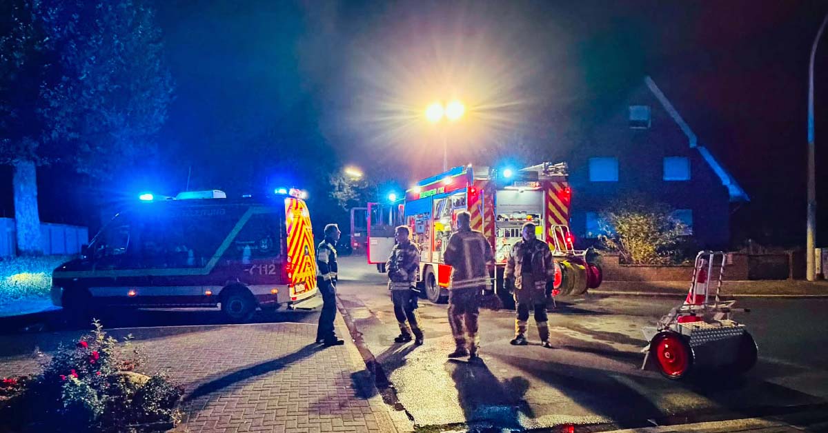 Brandgeruch löst nachts einen Feuerwehreinsatz im Seniorenheim St. Martin aus