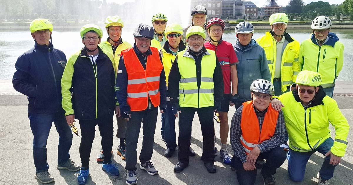 Fitnessgruppe Ü50 von Eintracht Erle bei ihrer Dreitagestour nach Seppenrade