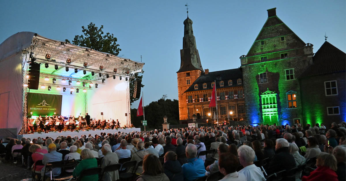 Konzert der Musiklandschaft Westfalen im Wasserschloss Raesfeld