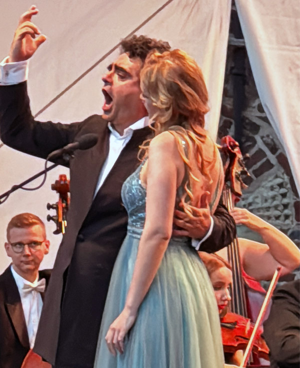 Tenor Rolando Villazón, Sopranistin Charlotte Langner
